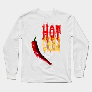 Hot Chili Spicy Food Expert Long Sleeve T-Shirt